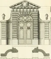 An illustration from Traité du beau essentiel dans les arts : appliqué particulièrement à l'architecture, et démontré phisiquement et par l'expérience ... (1752)