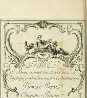 An illustration from Traité du beau essentiel dans les arts : appliqué particulièrement à l'architecture, et démontré phisiquement et par l'expérience ... (1752)