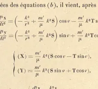 An illustration from Traité de mécanique céleste (1889)