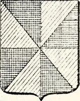 An illustration from Traité élémentaire du blason (1872)