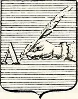 An illustration from Traité élémentaire du blason (1872)