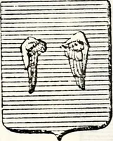 An illustration from Traité élémentaire du blason (1872)