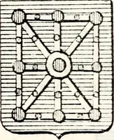 An illustration from Traité élémentaire du blason (1872)