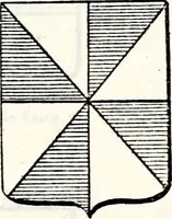 An illustration from Traité élémentaire du blason (1872)