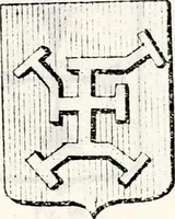 An illustration from Traité élémentaire du blason (1872)