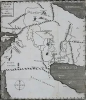 An illustration from Traitté de la situation du paradis terrestre. A messievrs de l'Academie françoise (1641)