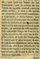 An illustration from Tratado breve de la antiguedad del linaie de Vera, : y memoria de personas señaladas del, que se hallan en historias, y papeles autenticos. Por don Francisco de la Puente presbytero de la diocesis de la gran Ciudad del Cuzco cabeca del Reyno del Pirù, natural de la Ciudad de Burgos en el de Castilla. (1635)