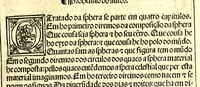 An illustration from Tratado da sphera : com a theorica do sol & da lua. E ho primeiro liuro da Geographia de Claudio Ptolomeo Alexa[n]drino. (1537)