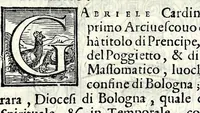 Picture 44 of 64 from Trattato de gli huomini illvstri di Bologna : diviso in tre parti : nella prima parte si contegono i prelati, nella seconda i titolari, & nella terza i dottori, i caualieri, i capitani, et il senato (1590), leaf 65