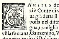 Picture 51 of 64 from Trattato de gli huomini illvstri di Bologna : diviso in tre parti : nella prima parte si contegono i prelati, nella seconda i titolari, & nella terza i dottori, i caualieri, i capitani, et il senato (1590), leaf 85