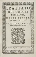 An illustration from Trattato de i colori nelle arme, nelle livree, et nelle divise (1606)