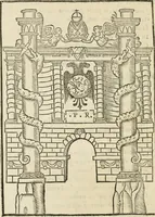 An illustration from Trattato del' intrar in Milano di Carlo V C. sempre aug. : con le proprie figure de li Archi, & per ordine, li nobili vassalli & prencipi & signori cesarei (1541)
