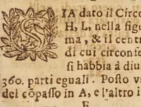 An illustration from Trattato della sfera di Galileo Galilei, con alcune prattiche intorno à quella, e modo di fare la figura celeste, e suoi direttioni, secondo la via rationale (1656)