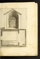 An illustration from Trattato delle piante & immagini de sacri edifizi di Terra Santa : disegnate in Ierusalemme secondo le regole della prospettiua, & uera misura della lor grandezza (1620)