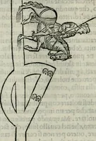 An illustration from Trattato dell'imbrigliare, maneggiare, et ferrare cavalli : diviso in tre parti, con alcvni discorsi sopra la natura di caualli, con disegni di briglie, maneggi, & di caualieri a cauallo, & de ferri d'esso (1556)