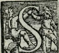 An illustration from Trattato dell'imbrigliare, maneggiare, et ferrare cavalli : diviso in tre parti, con alcvni discorsi sopra la natura di caualli, con disegni di briglie, maneggi, & di caualieri a cauallo, & de ferri d'esso (1556)