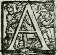 An illustration from Trattato dell'imbrigliare, maneggiare, et ferrare cavalli : diviso in tre parti, con alcvni discorsi sopra la natura di caualli, con disegni di briglie, maneggi, & di caualieri a cauallo, & de ferri d'esso (1556)