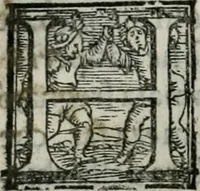 An illustration from Trattato dell'imbrigliare, maneggiare, et ferrare cavalli : diviso in tre parti, con alcvni discorsi sopra la natura di caualli, con disegni di briglie, maneggi, & di caualieri a cauallo, & de ferri d'esso (1556)