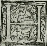 An illustration from Trattato dell'imbrigliare, maneggiare, et ferrare cavalli : diviso in tre parti, con alcvni discorsi sopra la natura di caualli, con disegni di briglie, maneggi, & di caualieri a cauallo, & de ferri d'esso (1556)