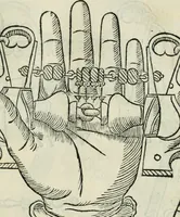 An illustration from Trattato dell'imbrigliare, maneggiare, et ferrare cavalli : diviso in tre parti, con alcvni discorsi sopra la natura di caualli, con disegni di briglie, maneggi, & di caualieri a cauallo, & de ferri d'esso (1556)