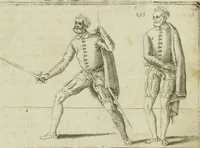 An illustration from Trattato di scientia d'arme : con vn dialogo di filosofia (1553)