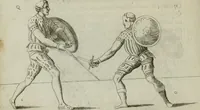 An illustration from Trattato di scientia d'arme : con vn dialogo di filosofia (1553)