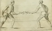 An illustration from Trattato di scientia d'arme : con vn dialogo di filosofia (1553)