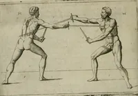 An illustration from Trattato di scientia d'arme : con vn dialogo di filosofia (1553)