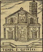 An illustration from Trattato nuouo delle cose maravigliose dell'alma città di Roma : ornato de molte figure, nel quale si discorre de 300. & più chiese (1610)