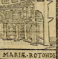 An illustration from Trattato nuouo delle cose maravigliose dell'alma città di Roma : ornato de molte figure, nel quale si discorre de 300. & più chiese (1610)