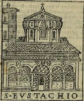 Picture 69 of 258 from Trattato nuouo delle cose maravigliose dell'alma città di Roma : ornato de molte figure, nel quale si discorre de 300. & più chiese (1610), leaf 119