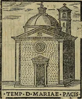 Picture 78 of 258 from Trattato nuouo delle cose maravigliose dell'alma città di Roma : ornato de molte figure, nel quale si discorre de 300. & più chiese (1610), leaf 129