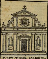 An illustration from Trattato nuouo delle cose maravigliose dell'alma città di Roma : ornato de molte figure, nel quale si discorre de 300. & più chiese (1610)