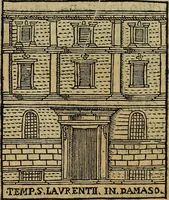 An illustration from Trattato nuouo delle cose maravigliose dell'alma città di Roma : ornato de molte figure, nel quale si discorre de 300. & più chiese (1610)