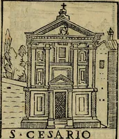 An illustration from Trattato nuouo delle cose maravigliose dell'alma città di Roma : ornato de molte figure, nel quale si discorre de 300. & più chiese (1610)