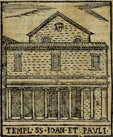 An illustration from Trattato nuouo delle cose maravigliose dell'alma città di Roma : ornato de molte figure, nel quale si discorre de 300. & più chiese (1610)