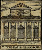 An illustration from Trattato nuouo delle cose maravigliose dell'alma città di Roma : ornato de molte figure, nel quale si discorre de 300. & più chiese (1610)