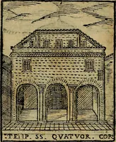 Picture 121 of 258 from Trattato nuouo delle cose maravigliose dell'alma città di Roma : ornato de molte figure, nel quale si discorre de 300. & più chiese (1610), leaf 187