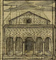 An illustration from Trattato nuouo delle cose maravigliose dell'alma città di Roma : ornato de molte figure, nel quale si discorre de 300. & più chiese (1610)