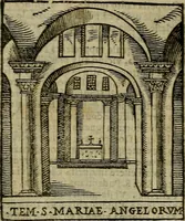 Picture 134 of 258 from Trattato nuouo delle cose maravigliose dell'alma città di Roma : ornato de molte figure, nel quale si discorre de 300. & più chiese (1610), leaf 207