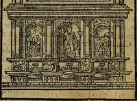 An illustration from Trattato nuouo delle cose maravigliose dell'alma città di Roma : ornato de molte figure, nel quale si discorre de 300. & più chiese (1610)
