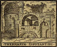 An illustration from Trattato nuouo delle cose maravigliose dell'alma città di Roma : ornato de molte figure, nel quale si discorre de 300. & più chiese (1610)