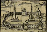 An illustration from Trattato nuouo delle cose maravigliose dell'alma città di Roma : ornato de molte figure, nel quale si discorre de 300. & più chiese (1610)