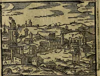 An illustration from Trattato nuouo delle cose maravigliose dell'alma città di Roma : ornato de molte figure, nel quale si discorre de 300. & più chiese (1610)