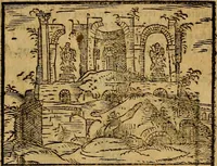 An illustration from Trattato nuouo delle cose maravigliose dell'alma città di Roma : ornato de molte figure, nel quale si discorre de 300. & più chiese (1610)