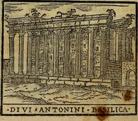 An illustration from Trattato nuouo delle cose maravigliose dell'alma città di Roma : ornato de molte figure, nel quale si discorre de 300. & più chiese (1610)