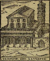 An illustration from Trattato nuouo delle cose maravigliose dell'alma città di Roma : ornato de molte figure, nel quale si discorre de 300. & più chiese (1610)