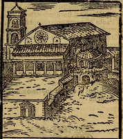 An illustration from Trattato nuouo delle cose maravigliose dell'alma città di Roma : ornato de molte figure, nel quale si discorre de 300. & più chiese (1610)