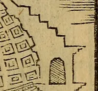 An illustration from Trattato nuouo delle cose maravigliose dell'alma città di Roma : ornato de molte figure, nel quale si discorre de 300. & più chiese (1610)