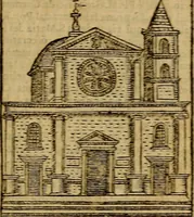 Picture 18 of 258 from Trattato nuouo delle cose maravigliose dell'alma città di Roma : ornato de molte figure, nel quale si discorre de 300. & più chiese (1610), leaf 44